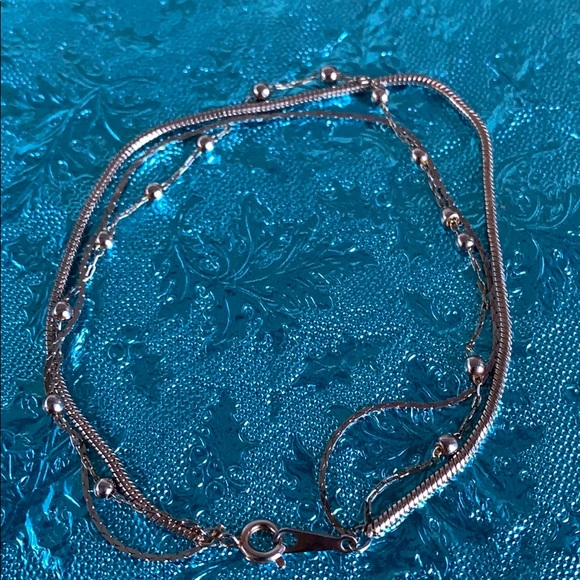 Claire’s bracelet, triple layered chain linked - Picture 7 of 9